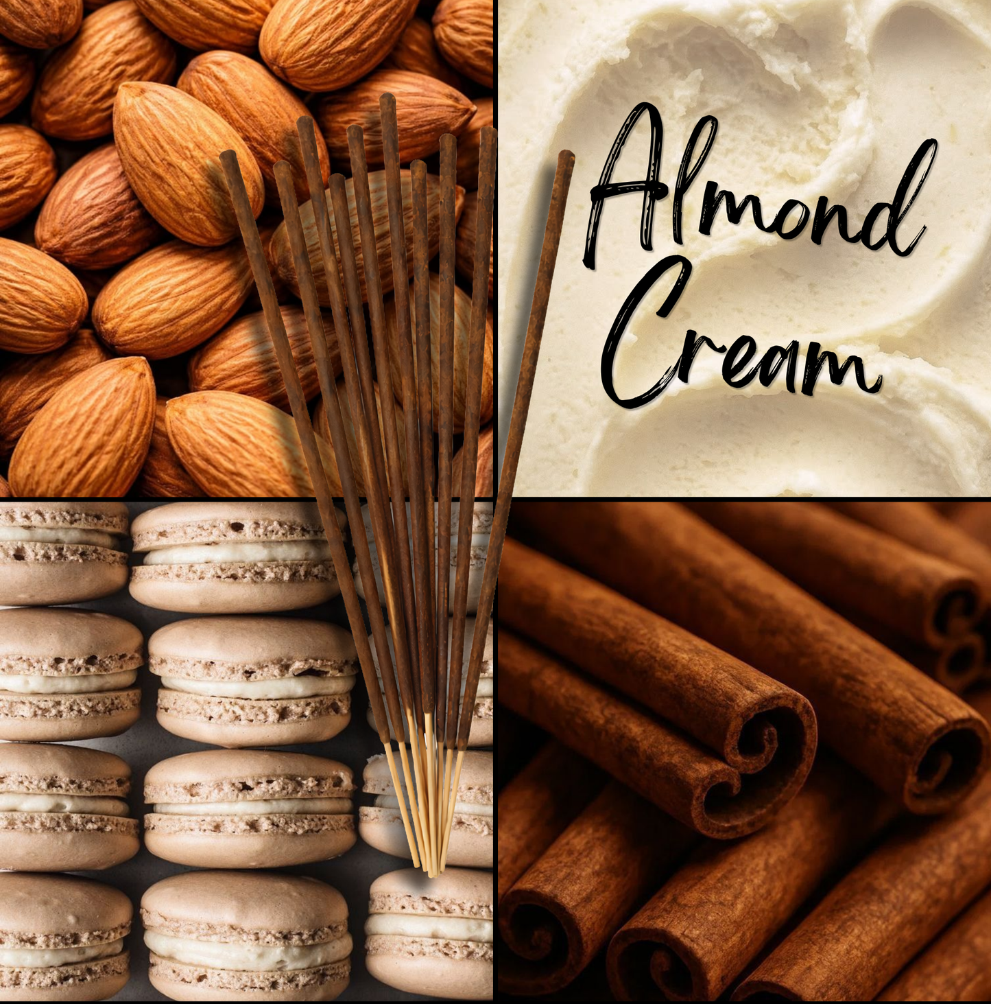Almond Cream Incense Sticks